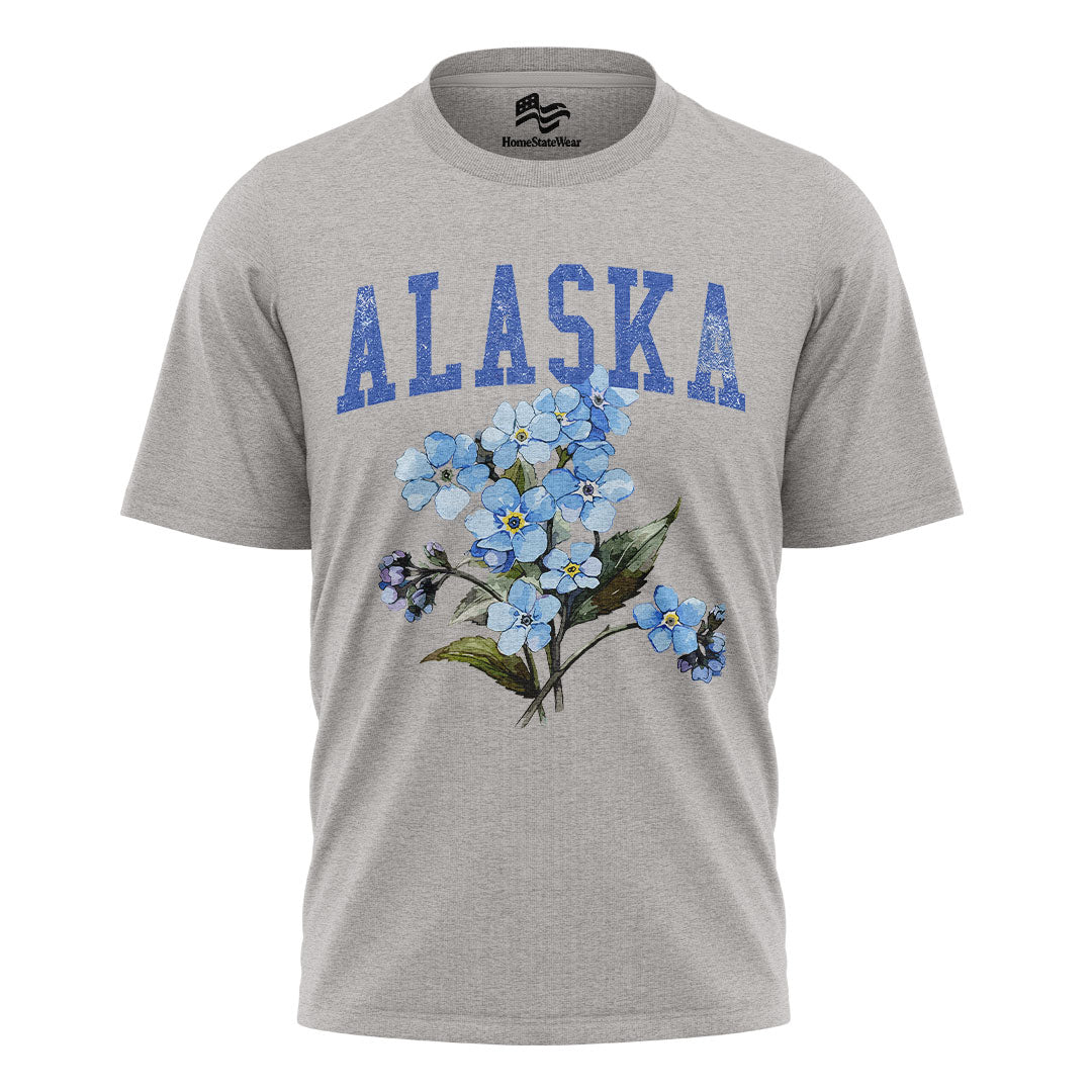 Alaska State Flower Comfort Colors Tee