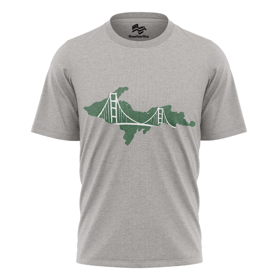 Upper Peninsula Michigan T-Shirt, UP Bridge Tee