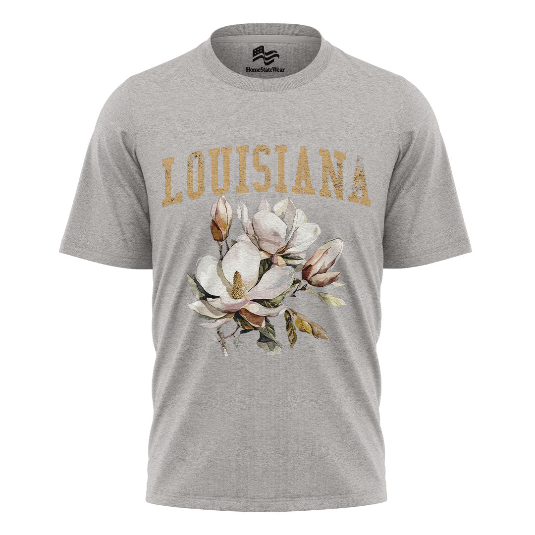Louisiana Magnolia Comfort Colors Tee | State Flower Gift Shirt