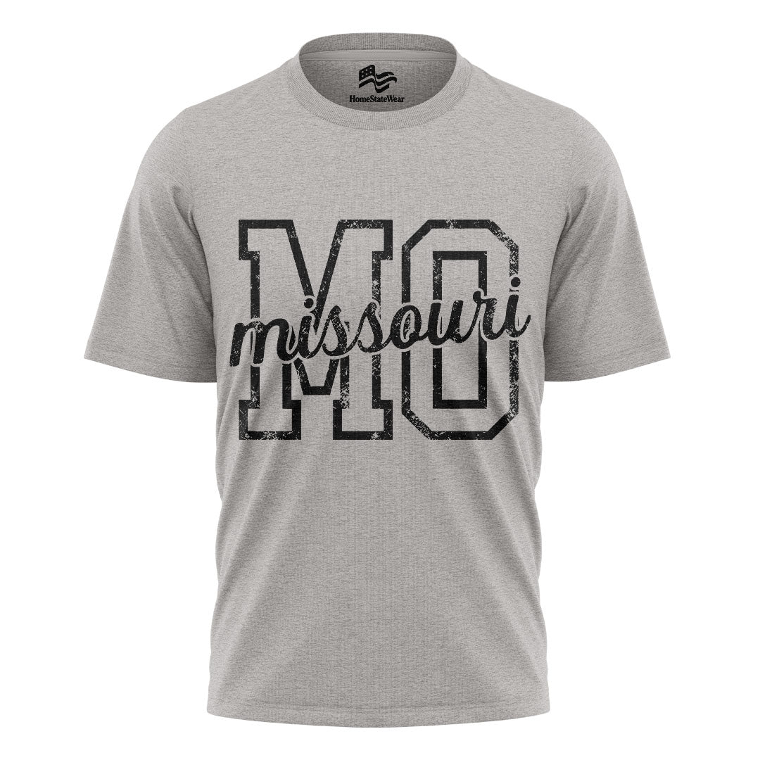 Retro Missouri T-Shirt, Comfort Colors Distressed Varsity
