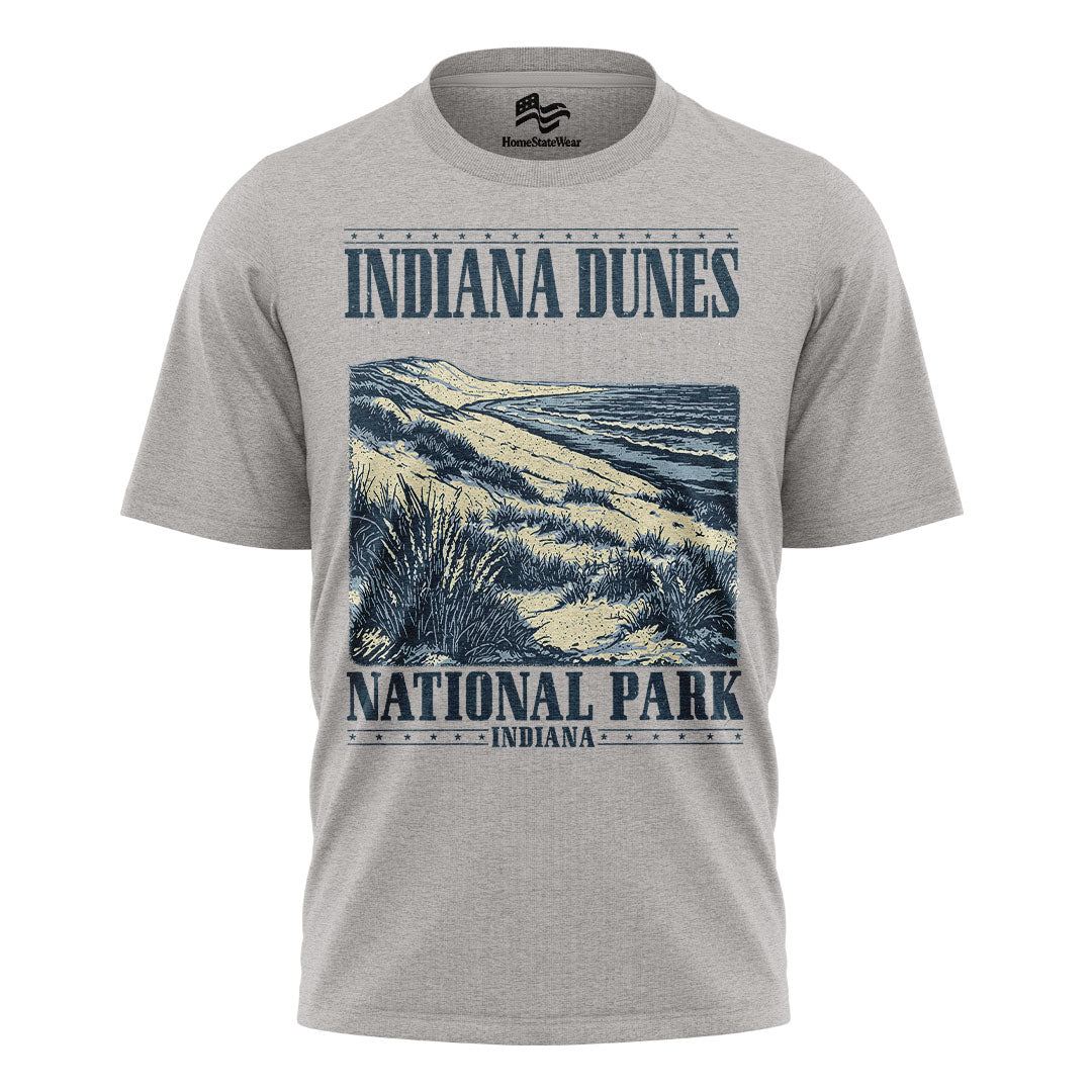 Indiana Dunes Comfort Colors Tee | Retro National Park Shirt