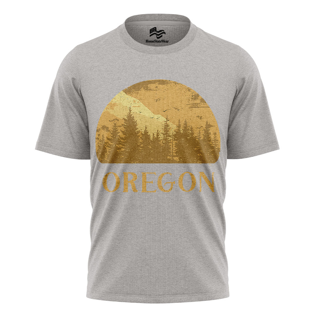 Oregon Comfort Colors® T-Shirt, Pacific Northwest Mountain Souvenir Tee