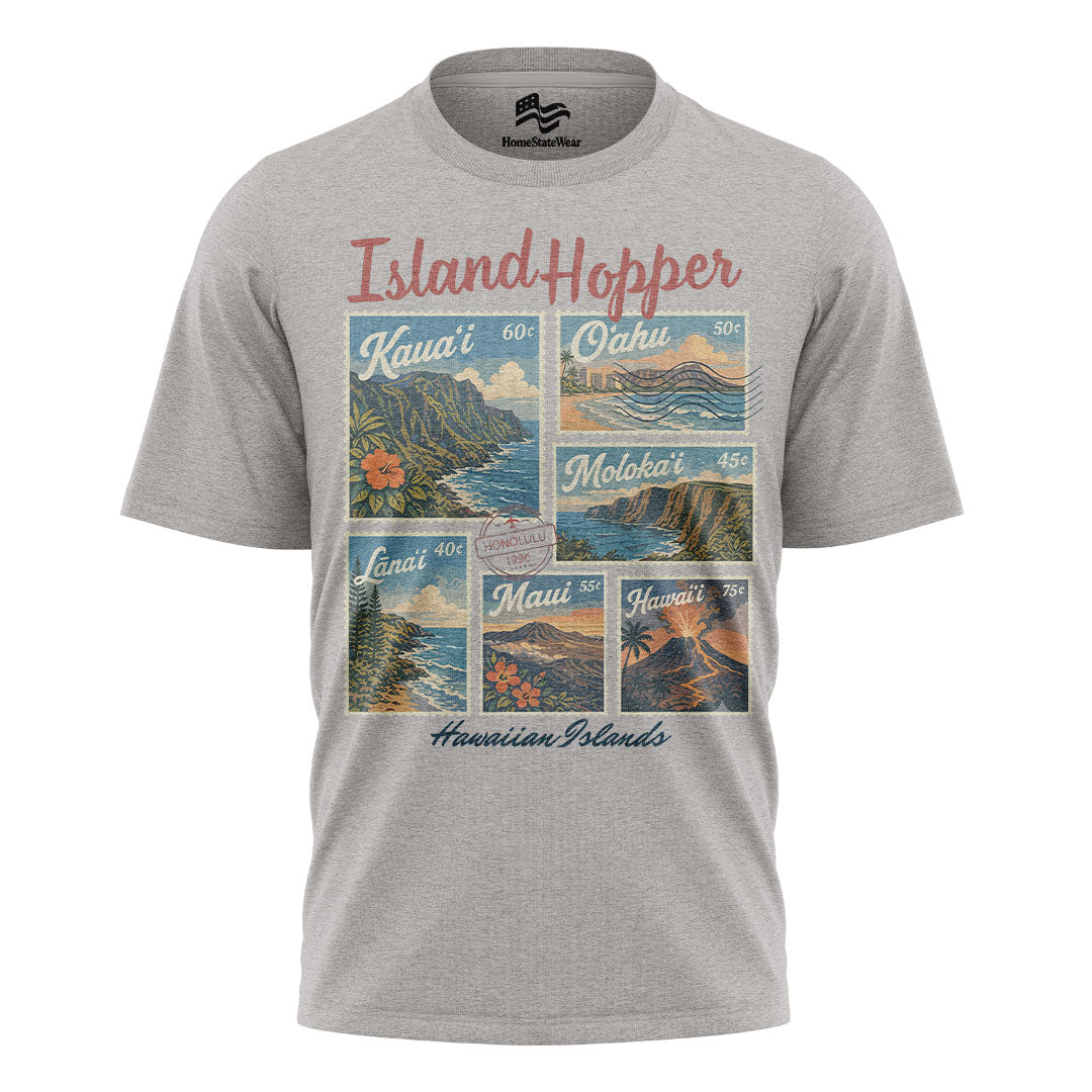 Hawaii Island Hopper Comfort Colors Tee | Tropical Travel Shirt
