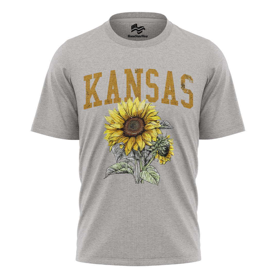 Kansas Sunflower Comfort Colors Tee | State Flower Gift Shirt