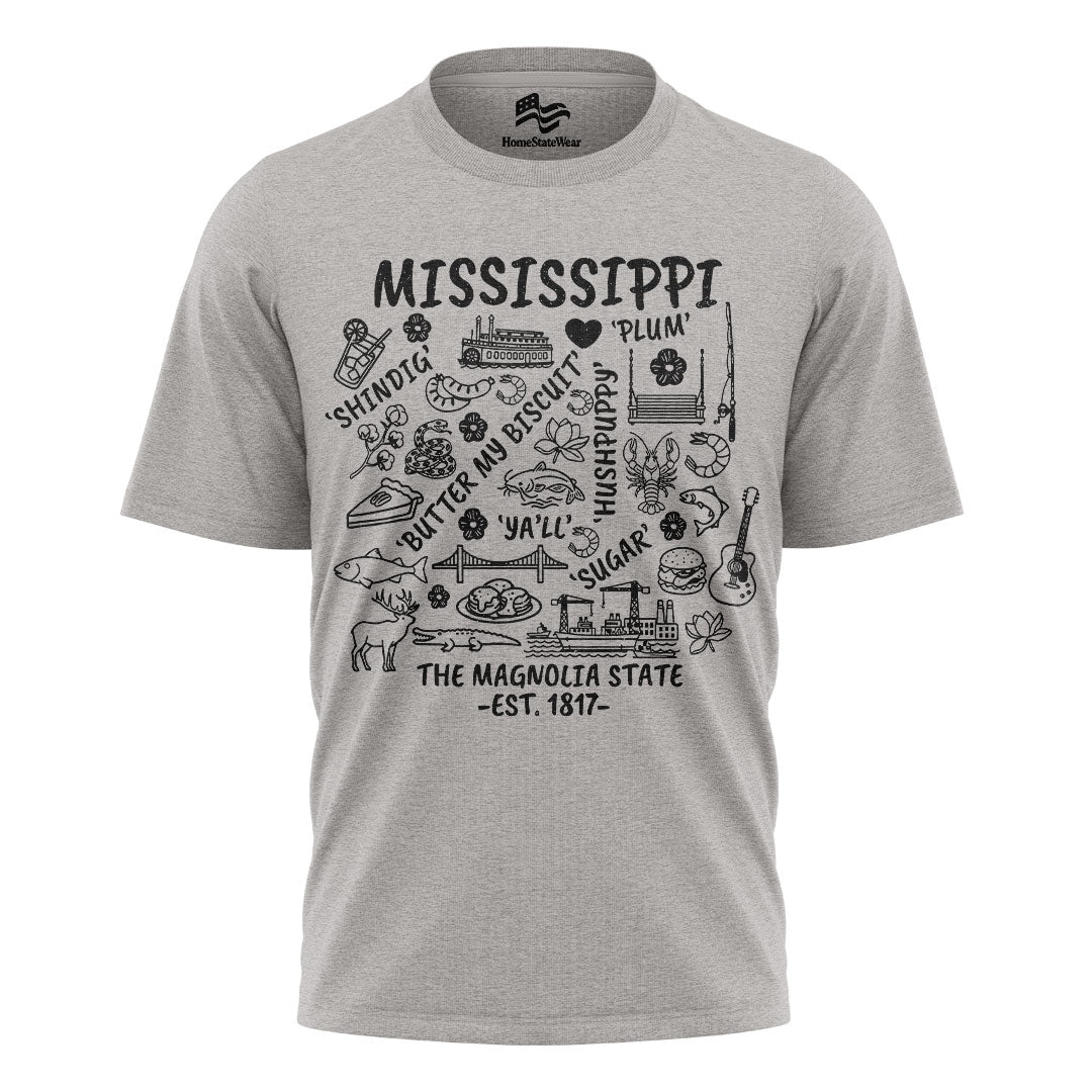 Mississippi Magnolia State T-Shirt