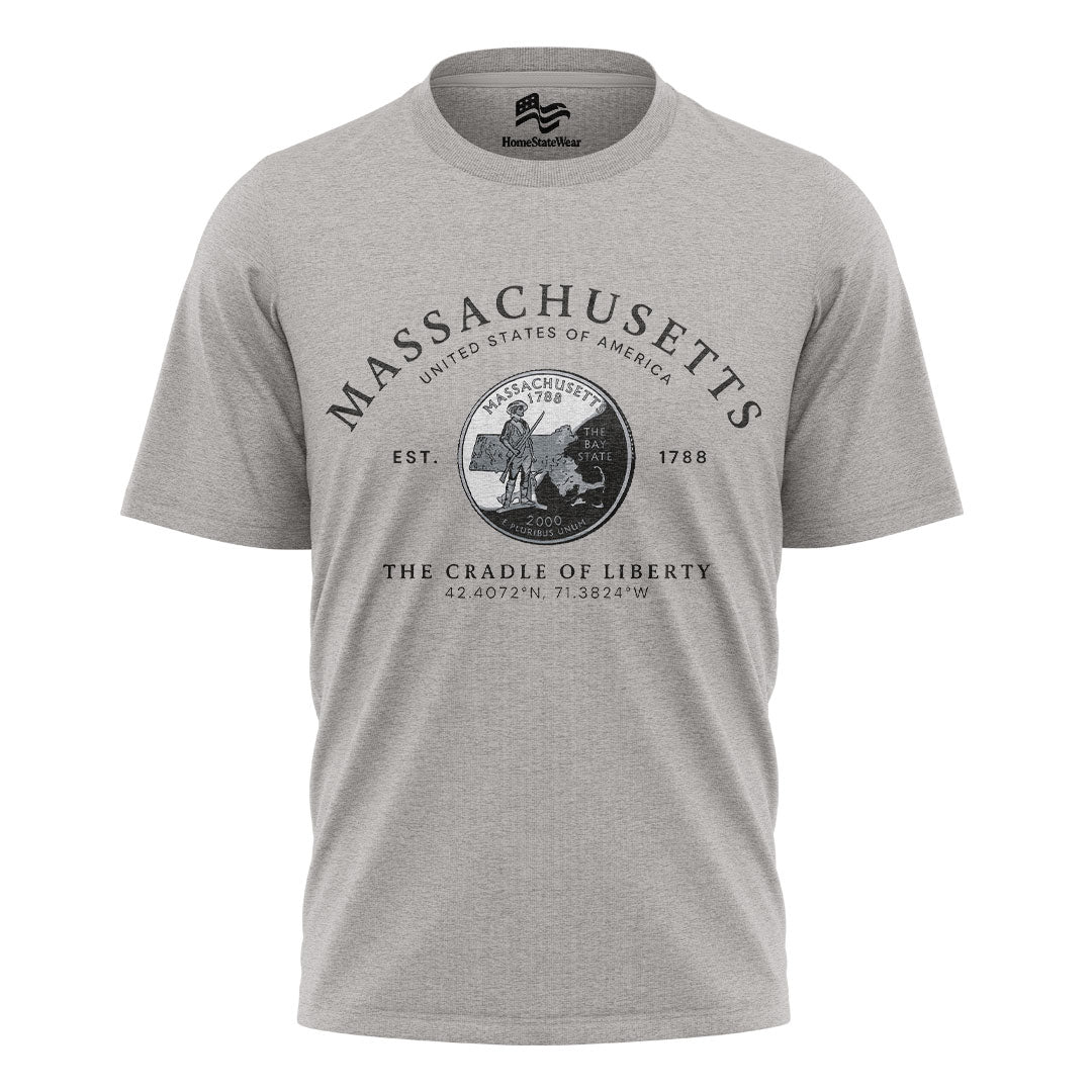 Massachusetts T-Shirt | Bay State Souvenir Tee