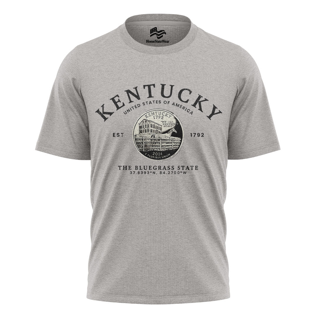 Kentucky Quarter T-Shirt | Bluegrass State Souvenir Tee