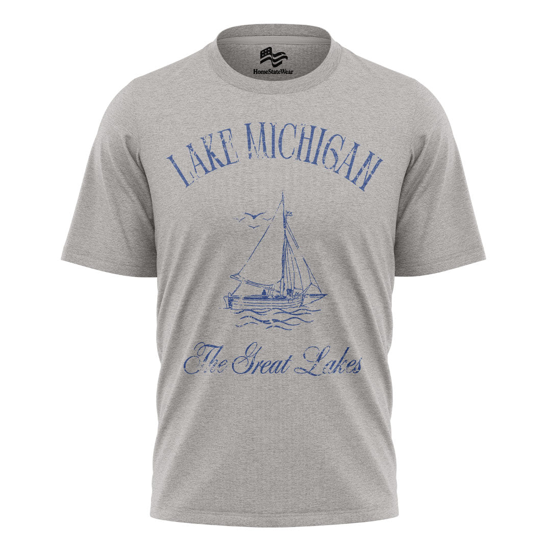 Lake Michigan Comfort Colors Tee | Great Lakes Vacation Shirt