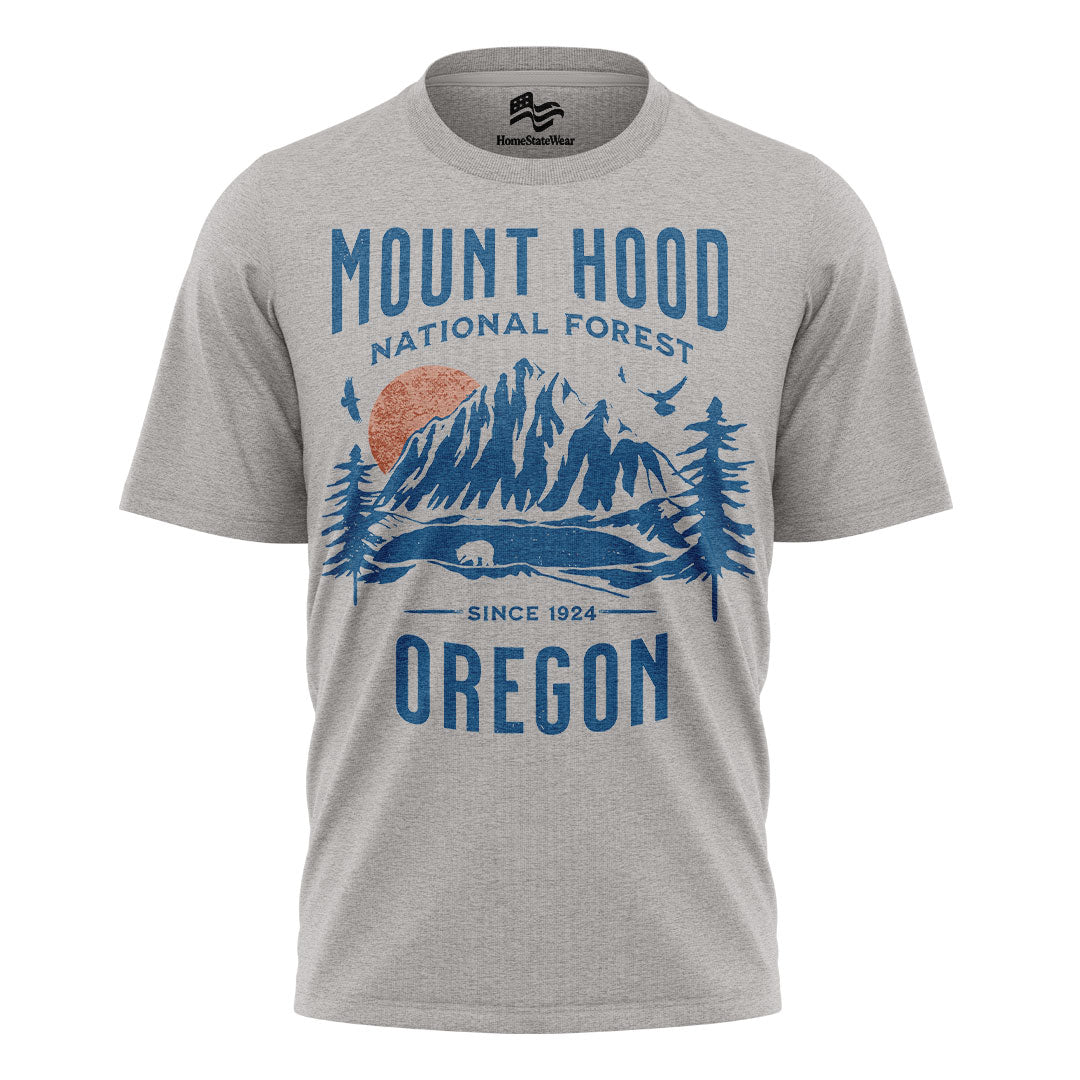 Mount Hood National Forest Comfort Colors® T-Shirt, Oregon Hiking Souvenir Tee