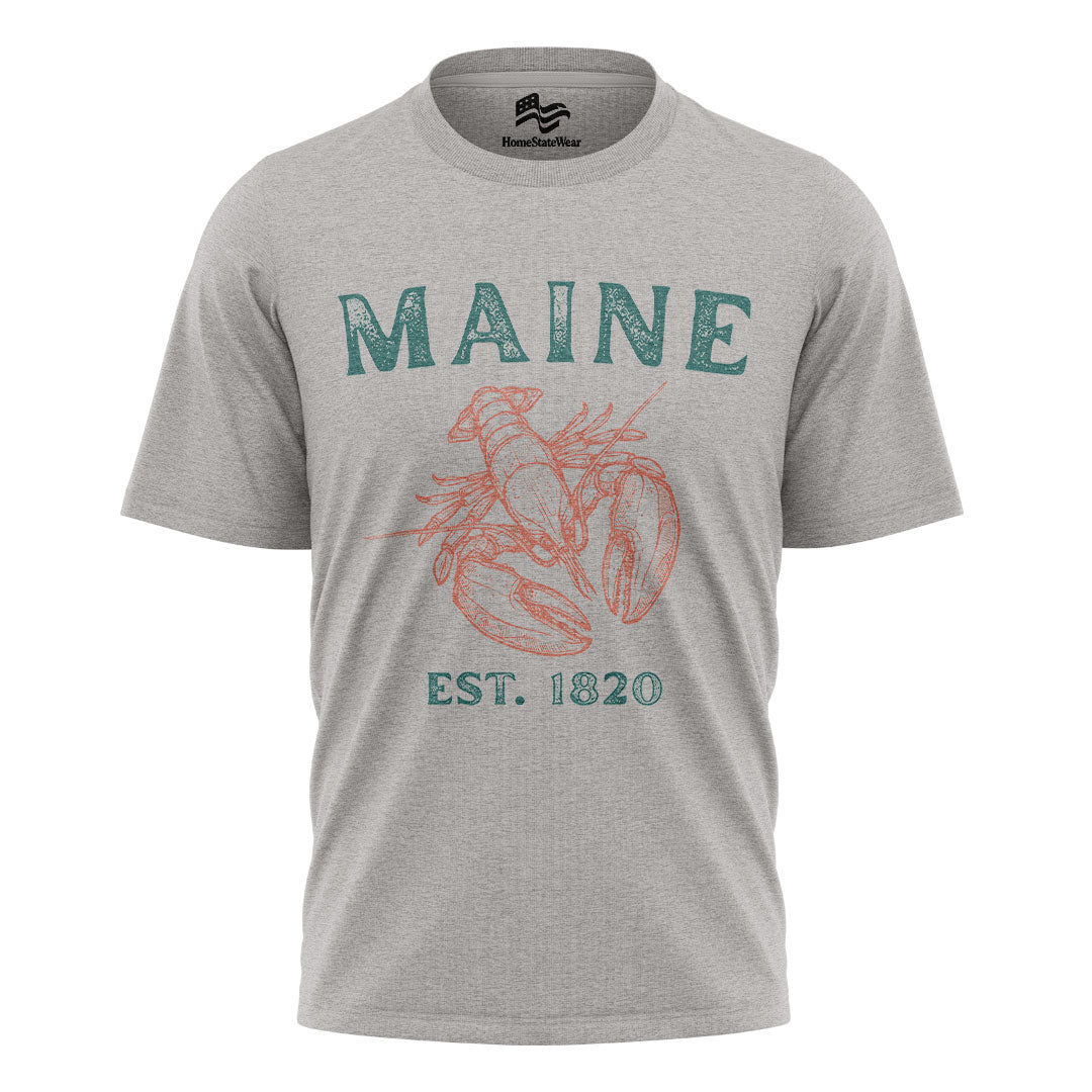 Maine Lobster Comfort Colors Tee | Coastal Souvenir Shirt