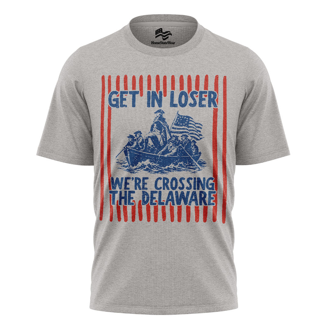 Funny Crossing the Delaware Tee | Patriotic 4th of July Shirt