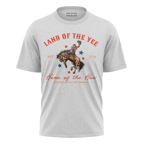America Land of the Yee Haw Cowboy Shirt