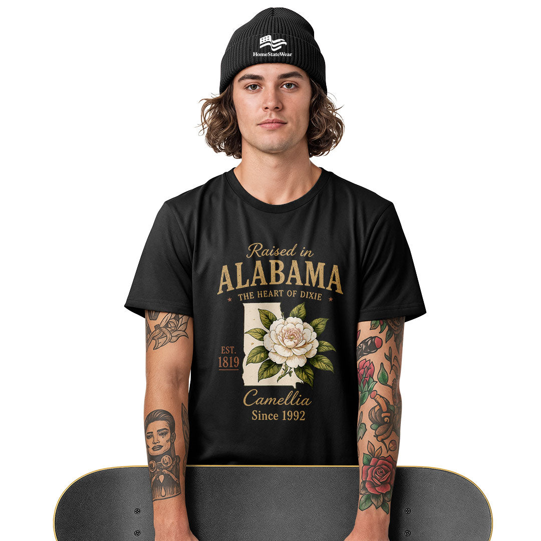 Alabama Camellia State Pride Graphic Tee