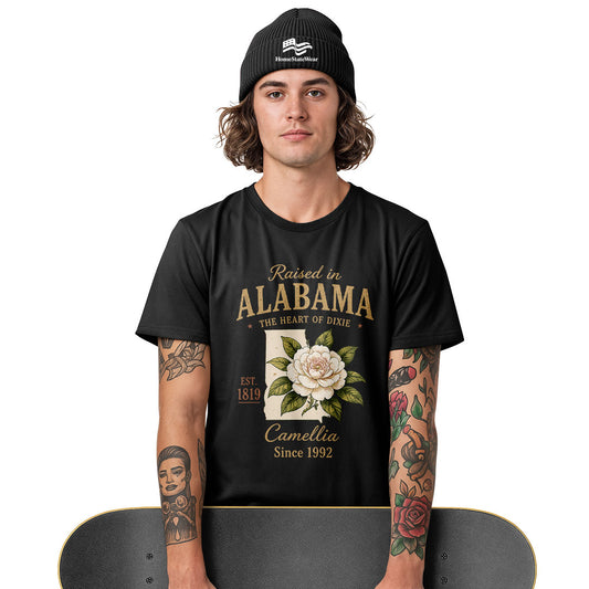 Alabama Camellia State Pride Graphic Tee