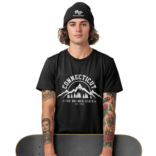 Connecticut Nutmeg State Tee | Vintage Mountain Forest Shirt