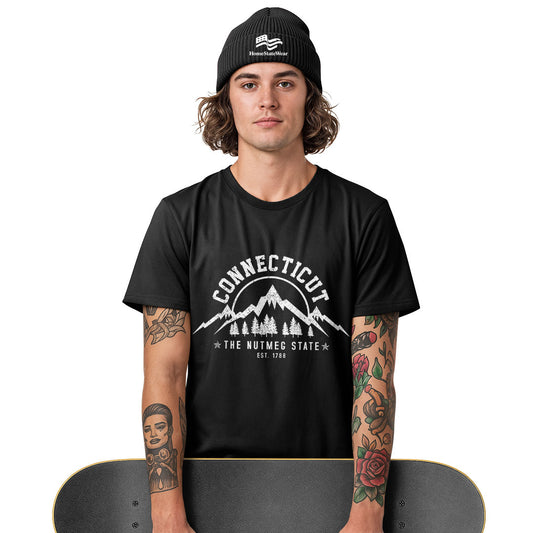 Connecticut Nutmeg State Tee | Vintage Mountain Forest Shirt