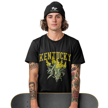 Kentucky Goldenrod Comfort Colors Tee | State Flower Gift Shirt