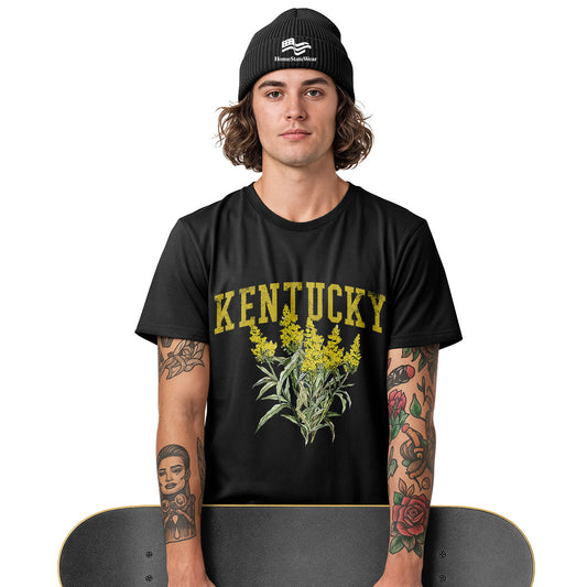 Kentucky Goldenrod Comfort Colors Tee | State Flower Gift Shirt