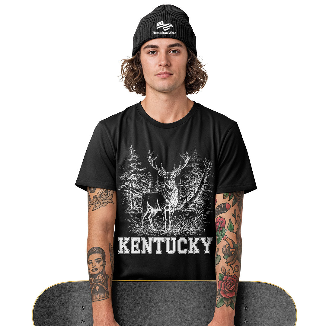 Kentucky Deer Comfort Colors Tee | Wildlife Nature Lover Shirt
