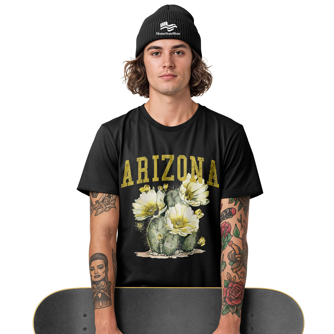 Arizona State Flower Comfort Colors Tee | Botanical Travel Gift Shirt