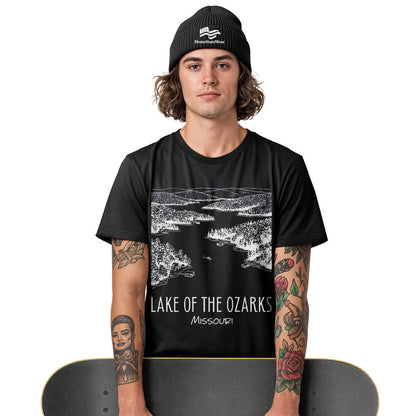 Lake of the Ozarks T-Shirt, Missouri Lake Graphic Tee