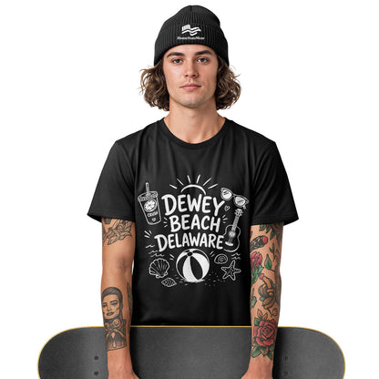 Dewey Beach Comfort Colors Tee | Delaware Summer Beach Shirt