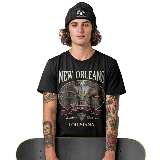 New Orleans Comfort Colors Tee | Vintage Jazz City Shirt