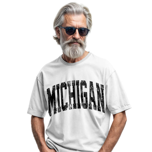 Michigan Comfort Colors Tee | Vintage Game Day Shirt