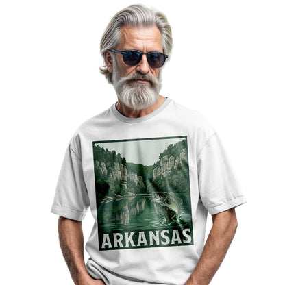 Arkansas Bass Fishing Tee | Natural State Outdoors Shirt