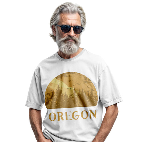 Oregon Comfort Colors® T-Shirt, Pacific Northwest Mountain Souvenir Tee