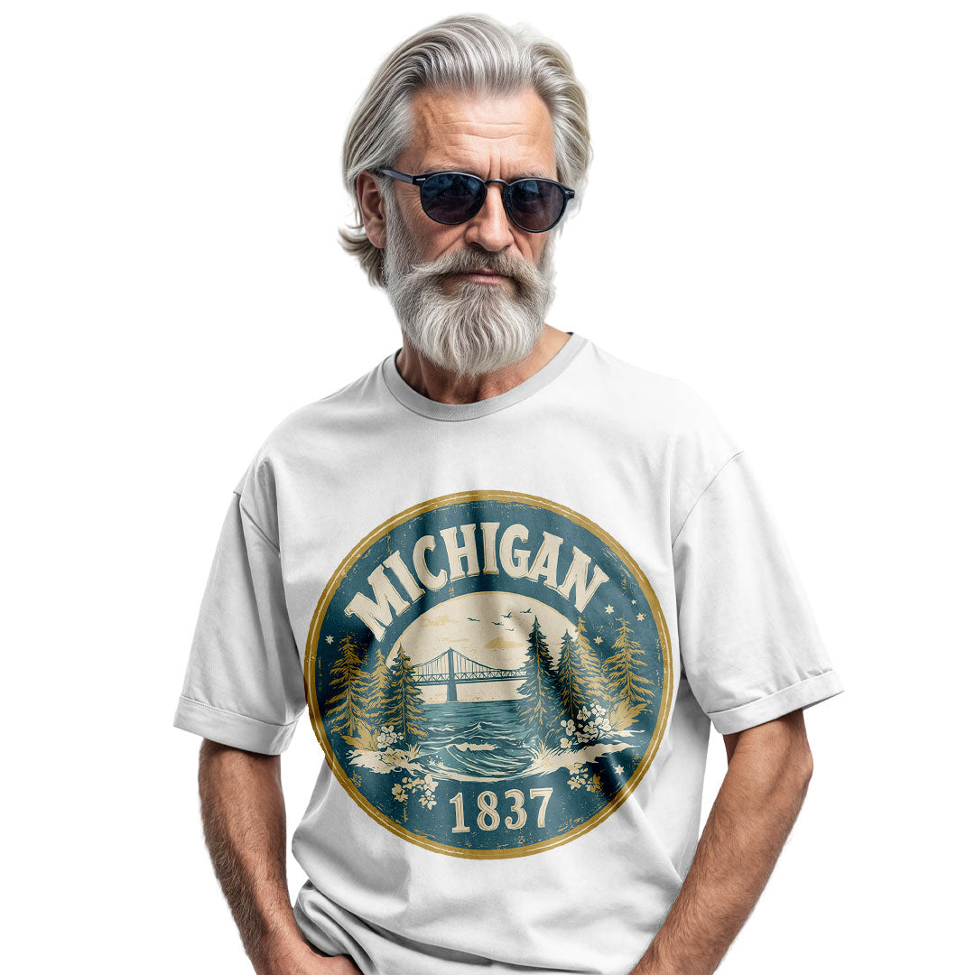 Michigan Mackinac Bridge T-Shirt