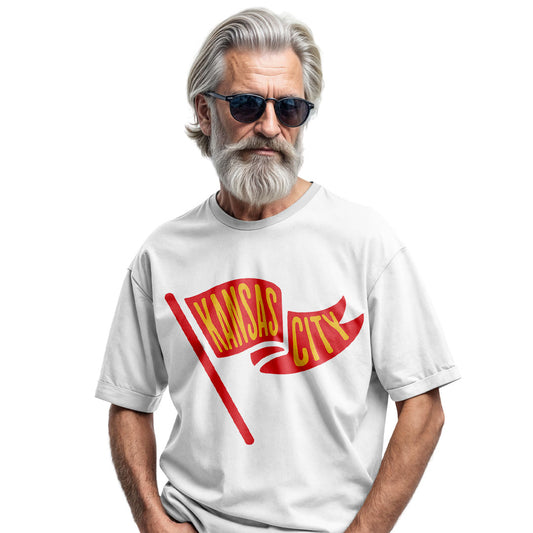 Kansas City Football Comfort Colors T-Shirt