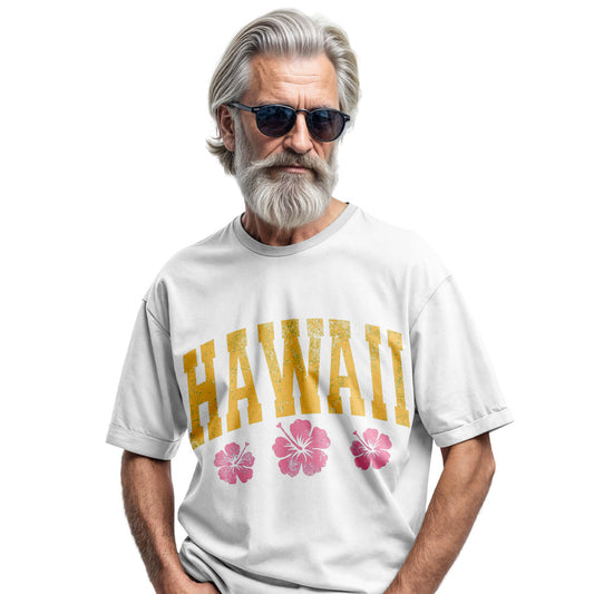 Hawaii Hibiscus Comfort Colors Aloha Summer Beach Shirt