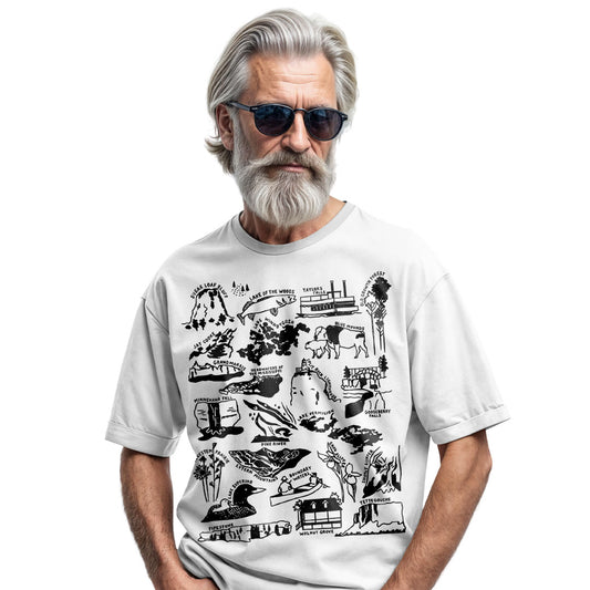Minnesota Nature Checklist T-Shirt