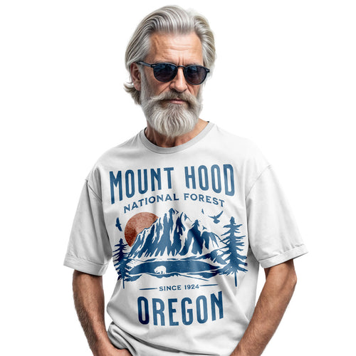 Mount Hood National Forest Comfort Colors® T-Shirt, Oregon Hiking Souvenir Tee