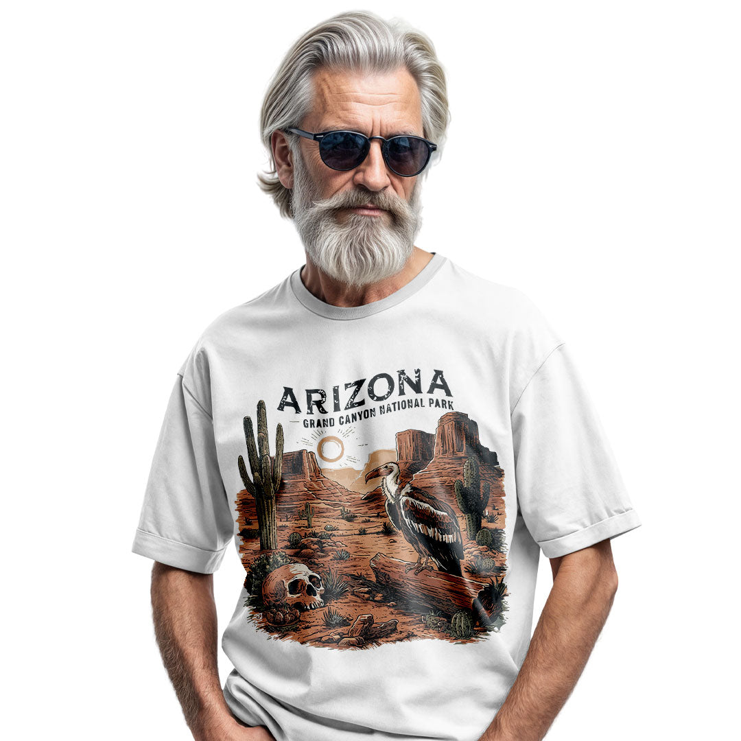 Arizona Hiking Camping Tee, Southwest Travel Gift