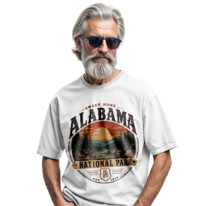 Alabama Wilderness Vintage Adventure Graphic Tee