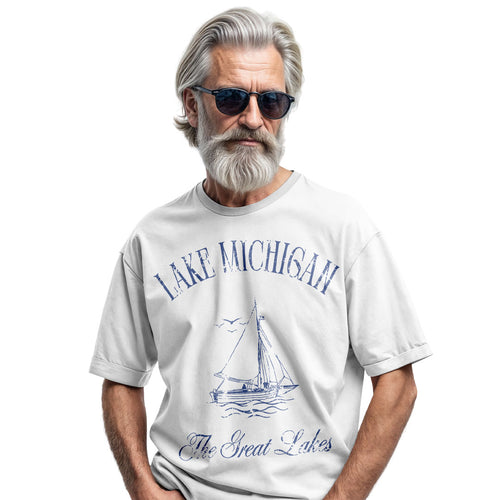 Lake Michigan Comfort Colors Tee | Great Lakes Vacation Shirt