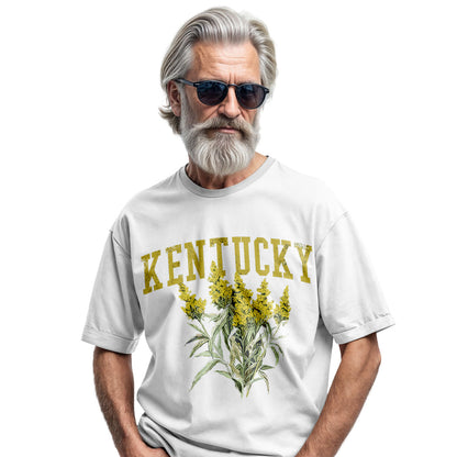 Kentucky Goldenrod Comfort Colors Tee | State Flower Gift Shirt