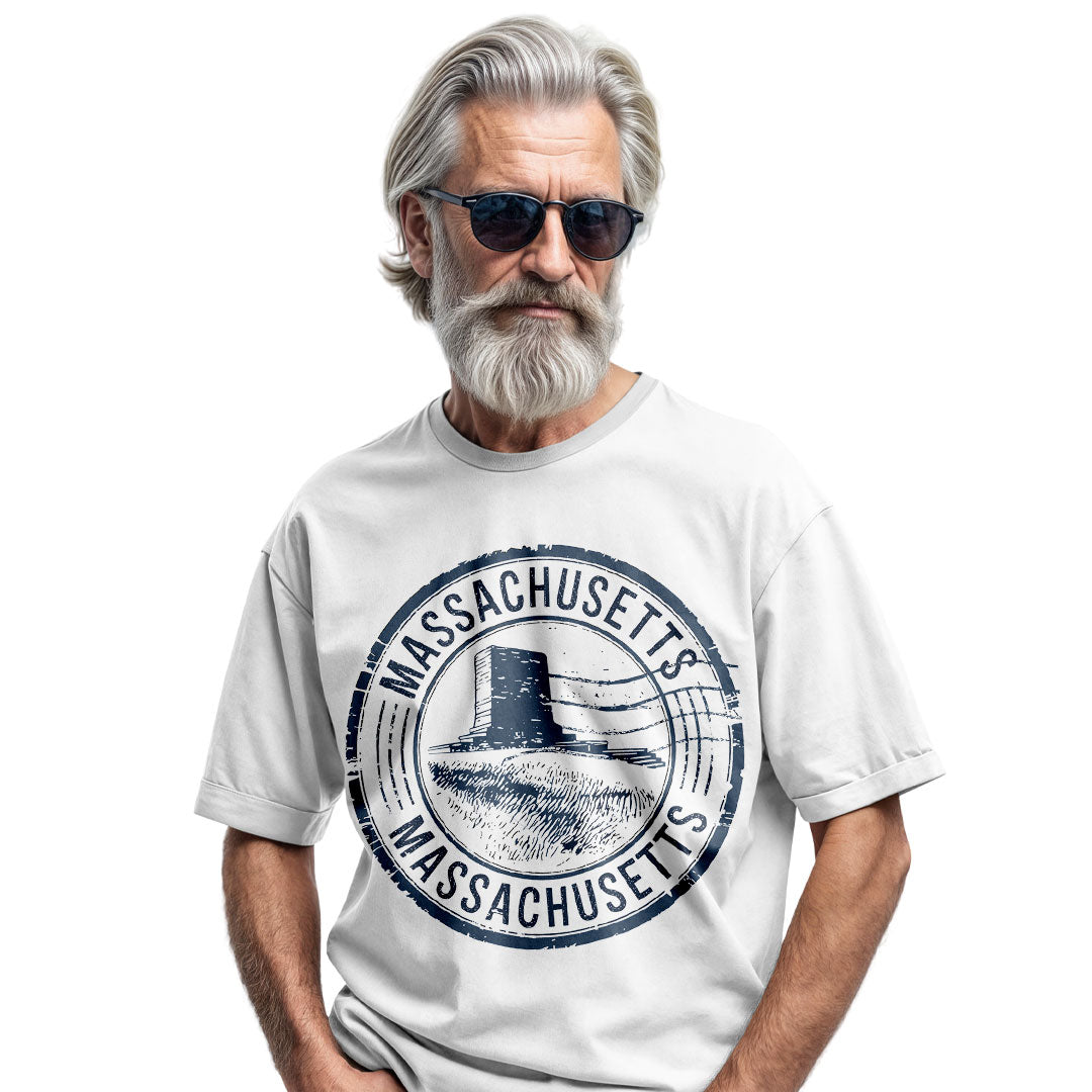 Massachusetts Gildan T-Shirt | Bay State Graphic Tee