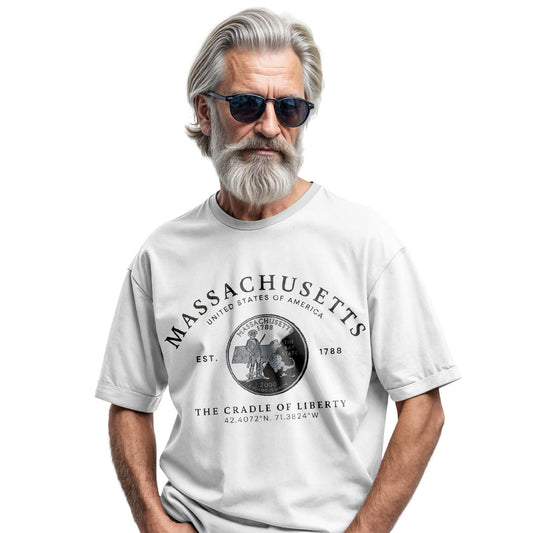 Massachusetts T-Shirt | Bay State Souvenir Tee