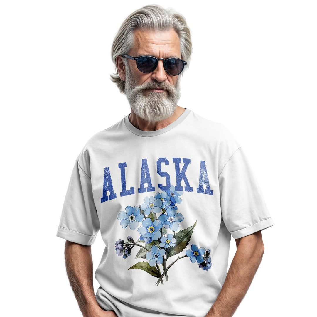 Alaska State Flower Comfort Colors Tee