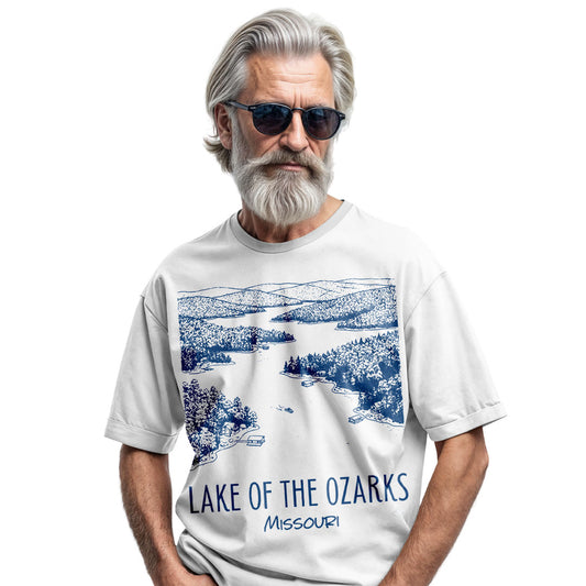 Lake of the Ozarks T-Shirt, Missouri Lake Graphic Tee