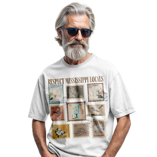 Wildlife Bird & State Flower T-Shirt, Nature Lover Graphic Tee