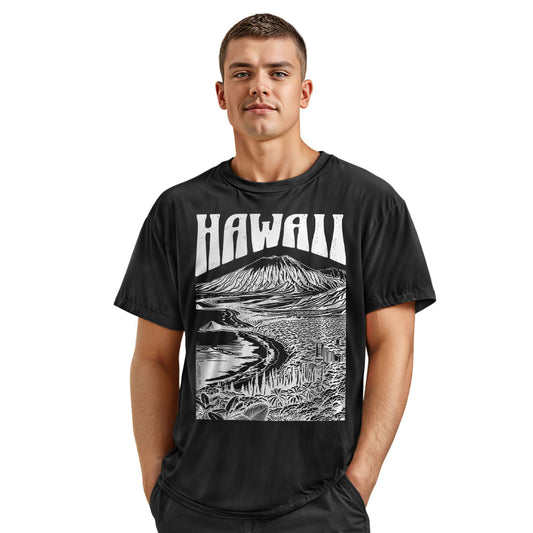 Retro Hawaii Aloha Tee | Vintage Tropical Beach Shirt