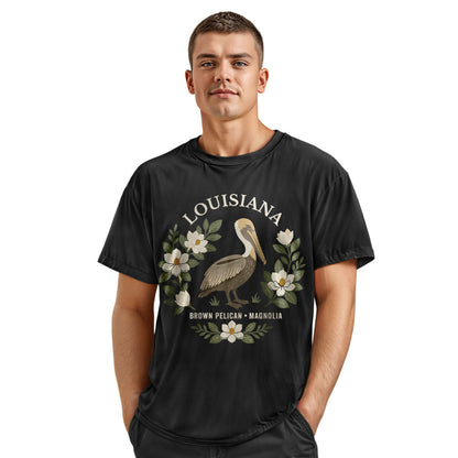 Louisiana Brown Pelican Tee | Magnolia Nature Gift Shirt