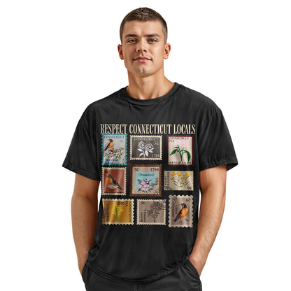 Wildlife Bird & State Flower Tee | Nature Lover Gift Shirt