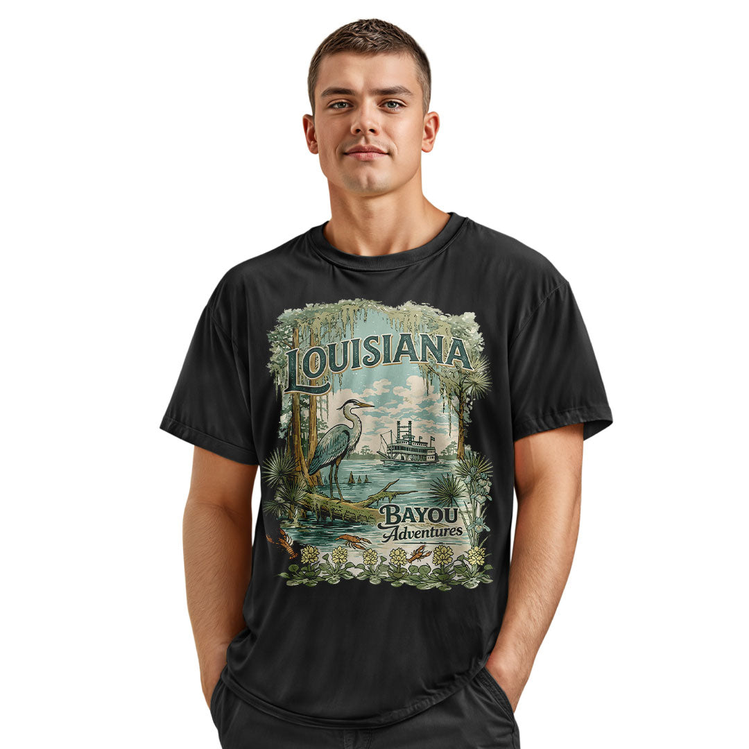 Louisiana Bayou T-Shirt | Cajun Country Souvenir Tee