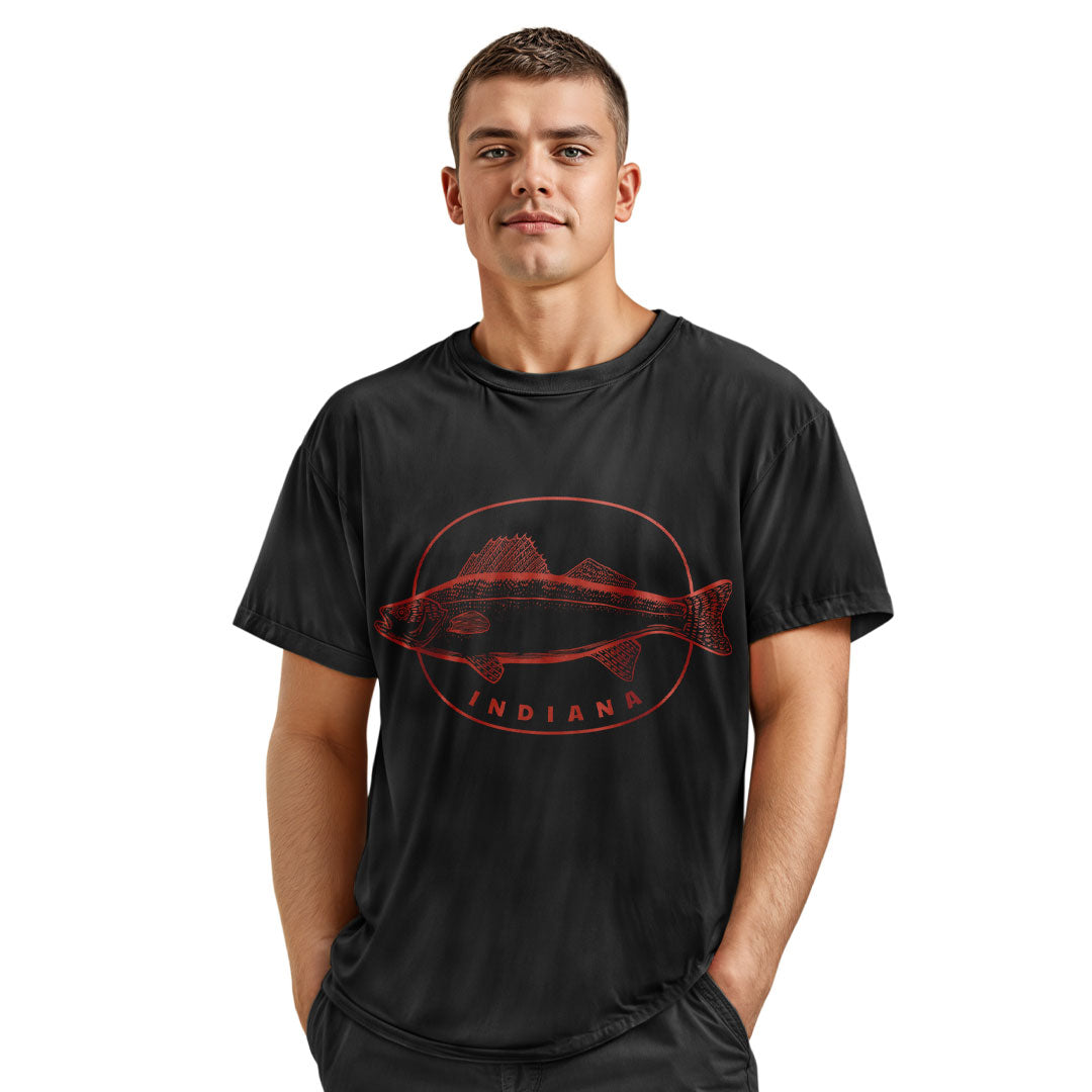 Indiana Comfort Colors Tee | Retro State Pride Shirt