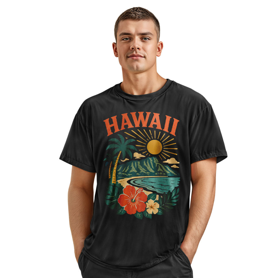 Hawaii Tropical Vacation Comfort Colors Beach Lover Travel Shirt